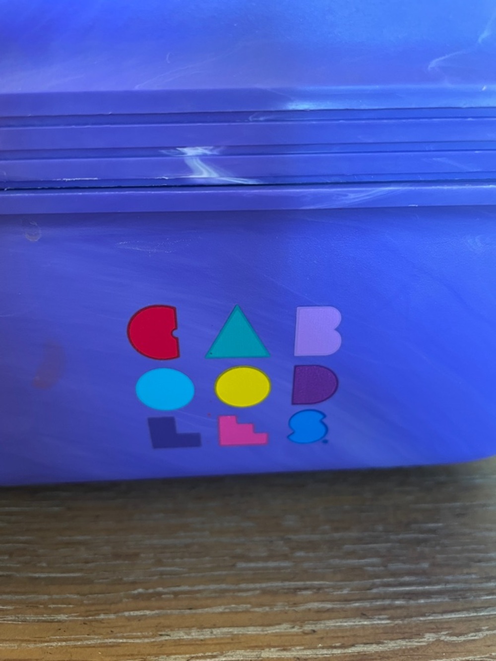 Caboodles Purple Marble Cosmetic Case - Picture 2 of 9
